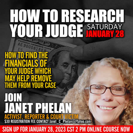 How to Research Your Judge Course January 2023